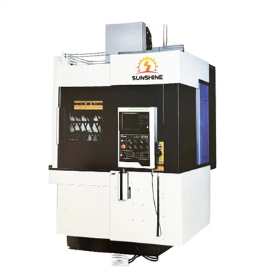 El torn CNC vertical processa peces complexes multiprocés